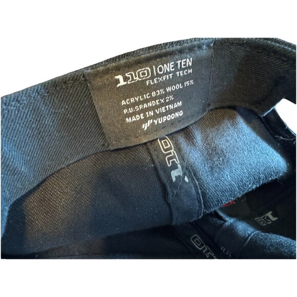 Official SXSW Hat Black SnapBack Cap Patch One Ten Flexfit Tech Austin Texas - Picture 8 of 9